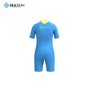 Seaskin Children Front Zip Shorty Dive Wetsuit