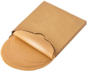 High Temperature Silicone Paper Unbleached 4Inch Round Custom Parchment Paper Sheet Greaseproof Baking Paper