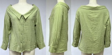 Asymmetric Textured Women T-Shirt