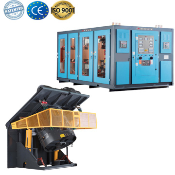 Small electric metal melt furnace for copper