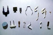 +/-0.01mm Bronze Copper Silver Metal Stamping Parts / Preci