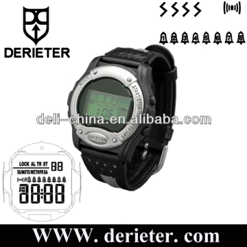 Digital LCD watch factory vibrating watch alarm