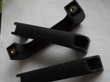 Brass Insert Door Handle Firm Black Hdpe / Pe Material