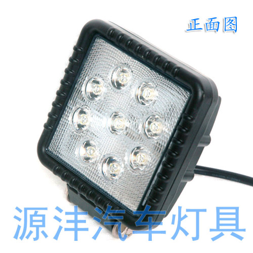 2014 BEST SELLING 27W LED WORK LIGHT SQUARE