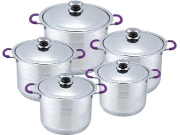 Hot Sale 10pcs wide edge cookware set