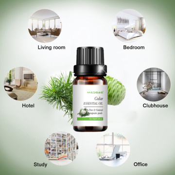 น้ำมันหอมระเหย Cedarwood ที่ละลายน้ำได้สำหรับ diffuser