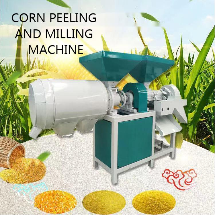 Cheap 3 Output Sizes Maize Processing Machine Corn Milling Machine Maize Grit Making Machine