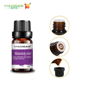 Aromaterapia masaje refrescante melancolía alivio de mezcla de aceite