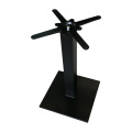 Buena calidad 450*450*H730 mm Base de mesa de hierro fundido Matt Black