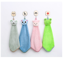 Hanging Microfiber Fabric Super Absorbent Kitchen Hand Towel with Loop