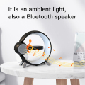 Trådlös laddare Bluetooth -högtalarbäddslampa
