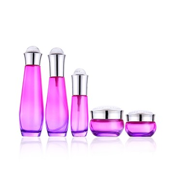 Luxury cosmetic packing empty glass containers cosmetic bottle