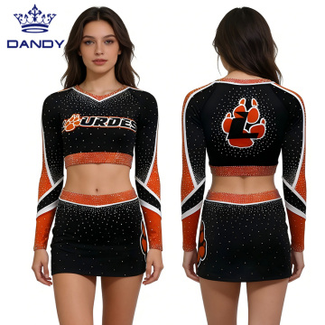 Custom Purple Mystique Cheerleading Clothes