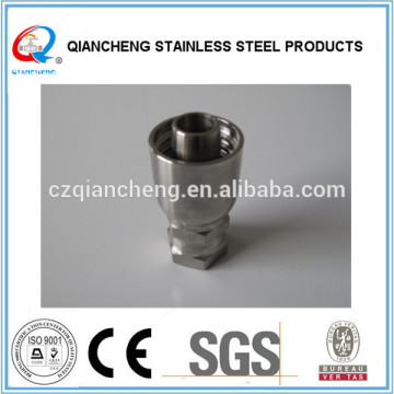 1/2 inch straight one piece type stainless steel swivel fitting