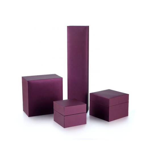 Purple Luxury Jewelry Packaging Boxes Wholesale