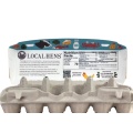 Hybrid 12-Egg Carton for Fresh Egg Storage