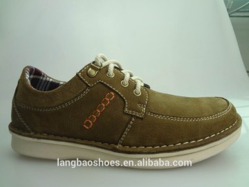 men casual leather shoe