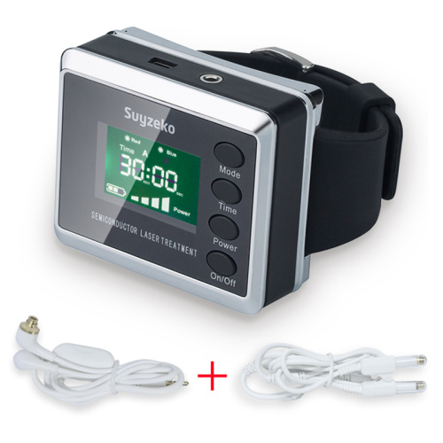 Último reloj láser terapéutico de muñeca e irradiación intranasal para presión arterial