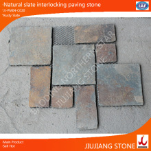 natural slate flagstones on mesh