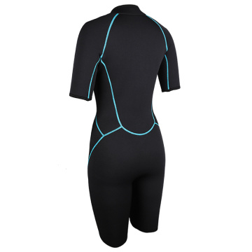 Traje de neopreno corto con cremallera delantera para mujer Seaskin Scuba