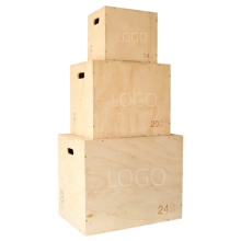 Wooden Plyometric Boxes for Fitness Exercises