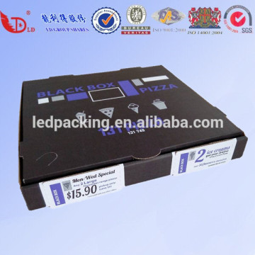 Black Pizza Box Custom Pizza Box Supplier Carton Pizza Packing Box