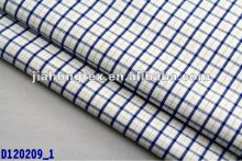 Yarn dyed checked poplin fabric