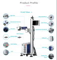 Portable Mini 30W 50W Fiber/CO2/3W 5W UV Laser Marking Mesin/Pencetak Laser/Mesin Percetakan Logo 3D/Mesin Ukiran Laser FO