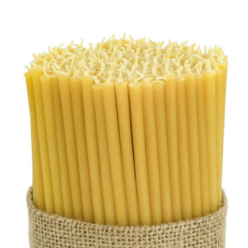 Natural Beeswax Handmade Dipped Taper Orthodox Candles