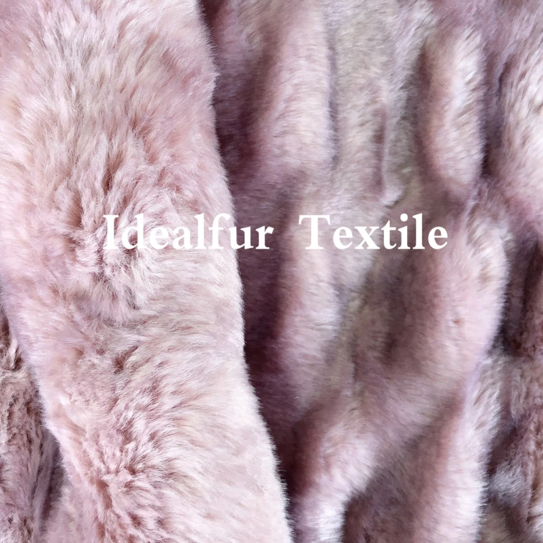 Pressure Printing Imitation Rabbit Fur