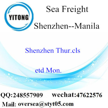 Shenzhen Port LCL Consolidation To Manila