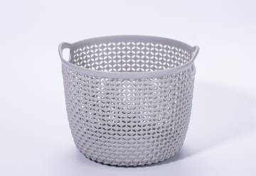 plastic laundry basket with handle bathroom use S