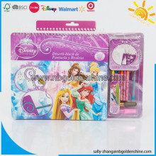 Princess Crayons Coloring Book