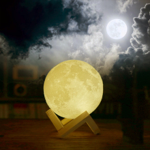 Creative Custom Luna Floating USB Dimmable 3D LED Night Light Moon Lamp
