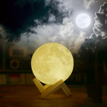 Creative Custom Luna Floating USB Dimmable 3D LED Night Light Moon Lamp