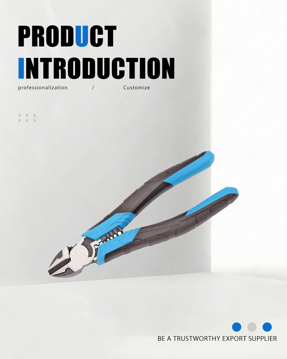 إزاحة كماشة القطع القطرية Offset Diagonal Cutting Pliers
