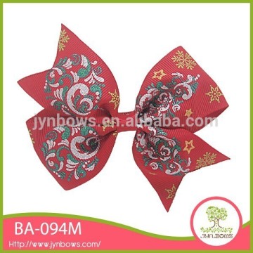 Handmade wholesale bow clip hot sale hairbows for wedding