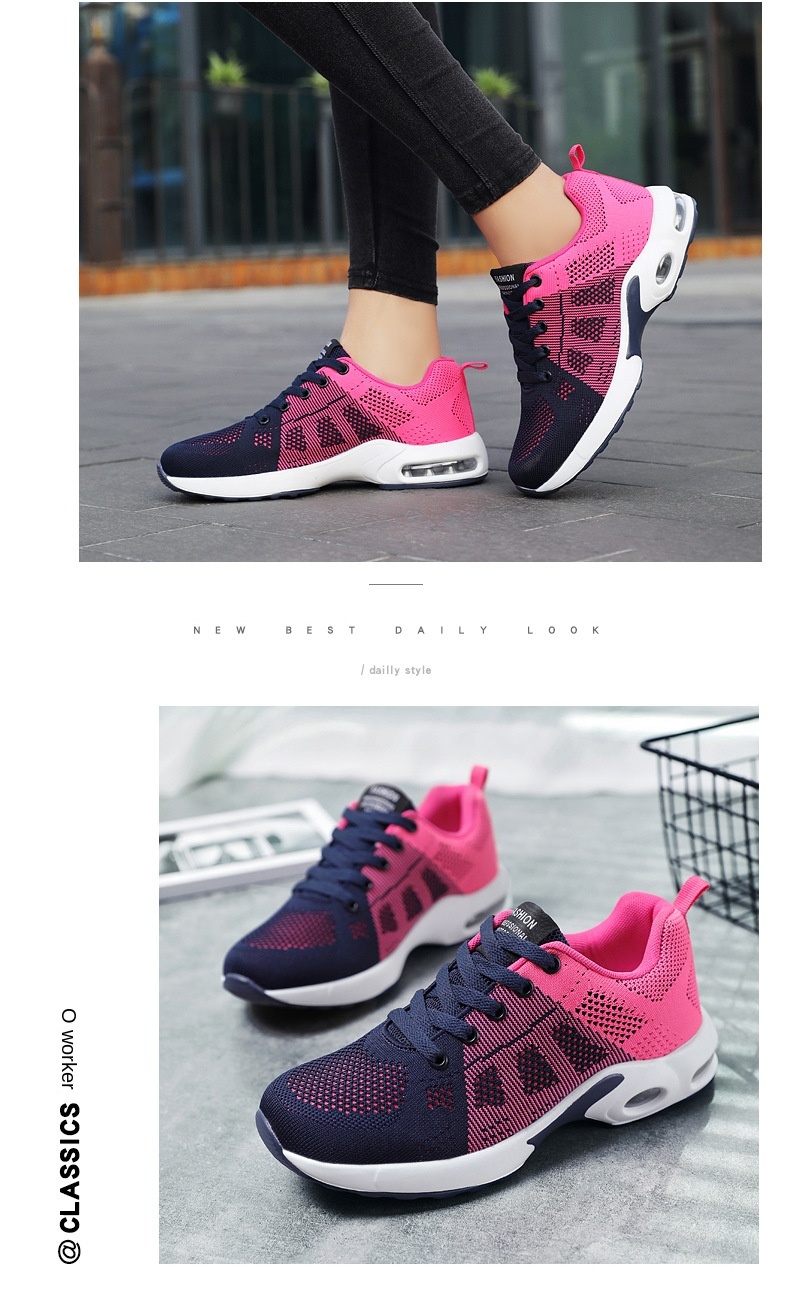 36-41 Breathable Casual Women's Sneakers Walking Sports Cushion Shoes for Women Anti-slip Sport Running Sneakers