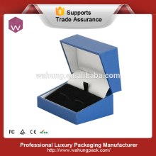 Blue fancy presentation small gift box for cufflinks (WH-2083-1)