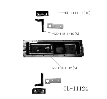 Van Side Door Key Locking Pad Lock