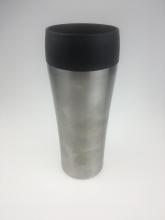 400mL Stainless Steel Button Lid Cup