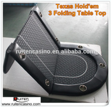 Texas Hold'em Table Top 3 Folding Poker Table Top