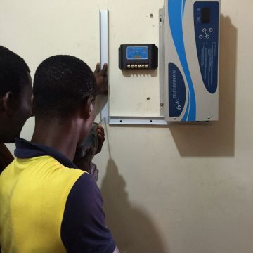 Off grid solar power kit for resident