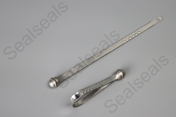 Economical Fixed Length Flat Metal Security Seals