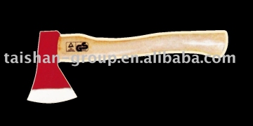 AXE WITH WOODEN HANDLE