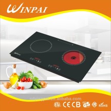 Universal electric cook range induction cooker with double burners