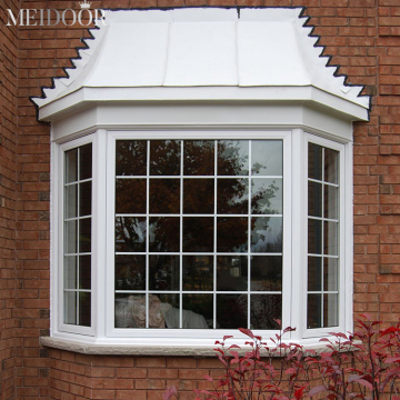 Custom Metal Aluminum Thermal Break Double Glazed Soundproof Bay Bow Window