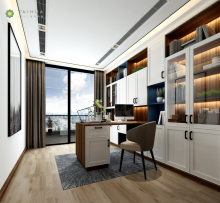 Modern Study Room Flatable Computer Desk With Chair