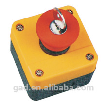 CNGAD 1 red mushroom head 40mm pushbutton box with key (mushroom key switch box, electronic key box)(GB2-J184)