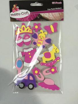 foam fun pack sticker